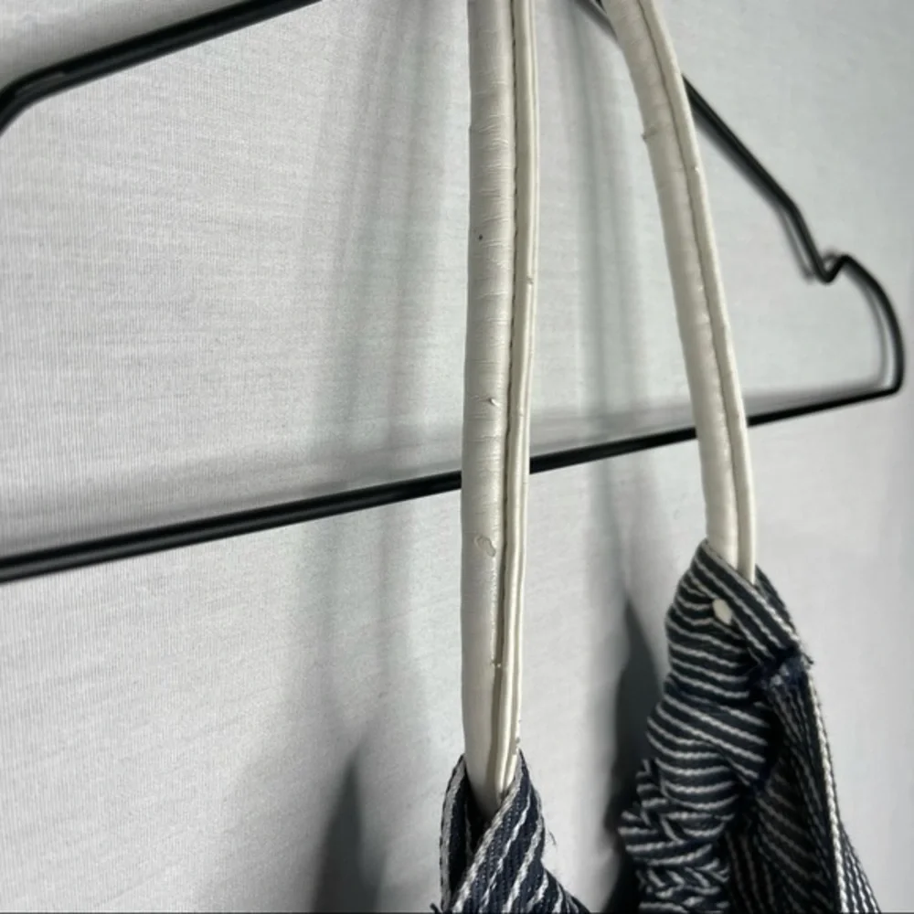 Baggy Round Striped Hobo Bag